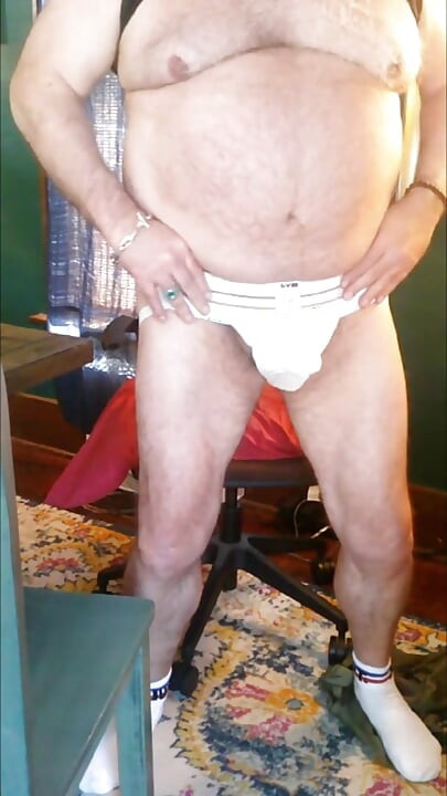 White Socks and Jock Jerk Off!