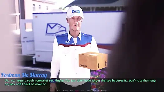 Awam Sophia Nicole'ün ona masaj yapmasına izin veriyor