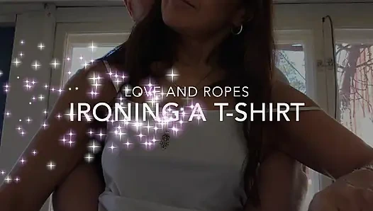 Perfect housewife gets interrupted while ironing and gets a hard dick in her ass