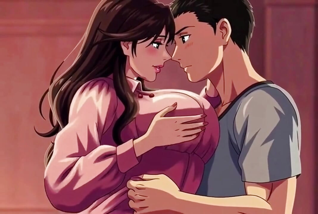 Stepmother teach inexperienced stepson how to fuck