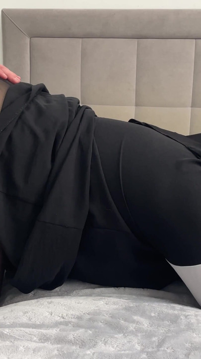 Hot stepmom in sexy pantyhose gets hot cum in her pussy | Clip 1