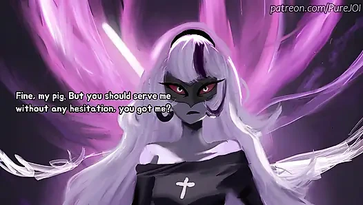 Carmilla Carmine caught her employee masturbating in the office (Dildo JOI)