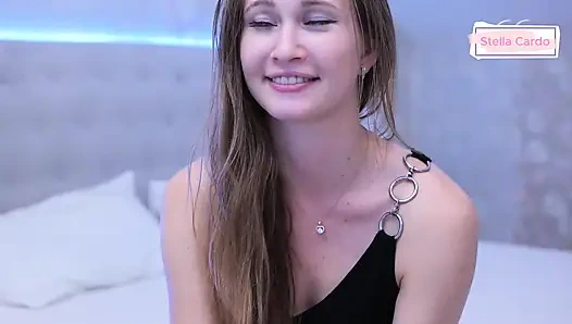 Stella Cardo licks her feet