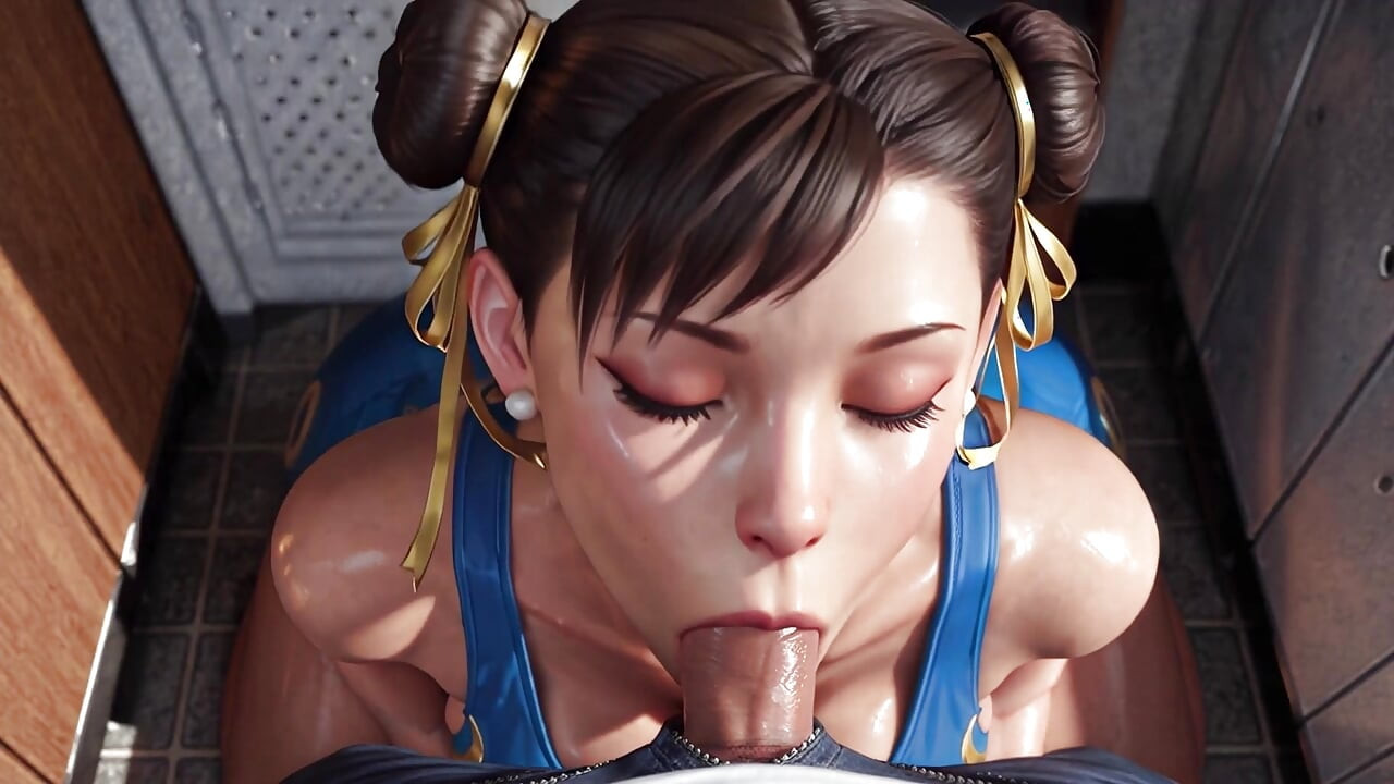 แอนิเมชั่น 3 มิติ: นักสู้ข้างถนน - Chun Li อมควยท่าหมาเย็ดตูดเฮนไตไม่มีเซ็นเซอร์