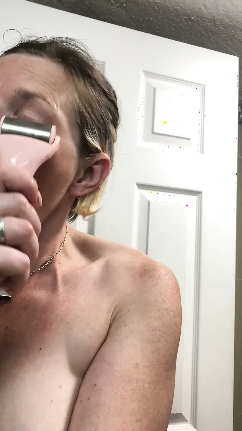 Fancy a chat whilst I strip off and stand butt naked in the bathroom?