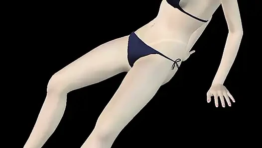 Porno 3d animasi - gadis yang sangat cantik masturbasi dengan pisang sampai orgasme