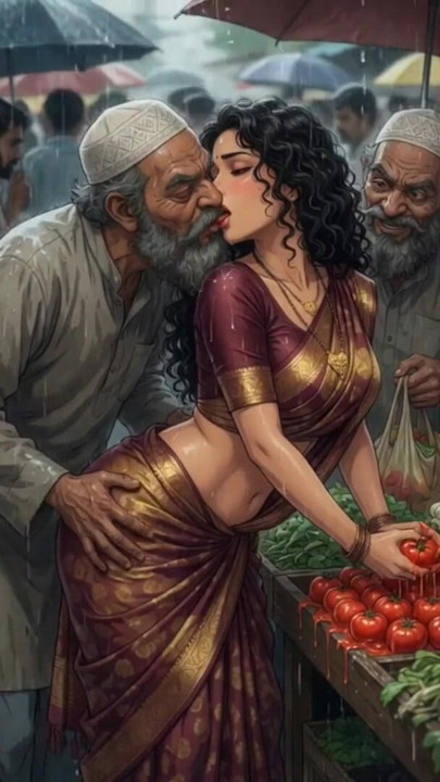INDYJSKIE MILF i Bhabhi całkowicie zdominowane przez brudnych muzułmanów - grupowanie publiczne i korupcja | Klip 2