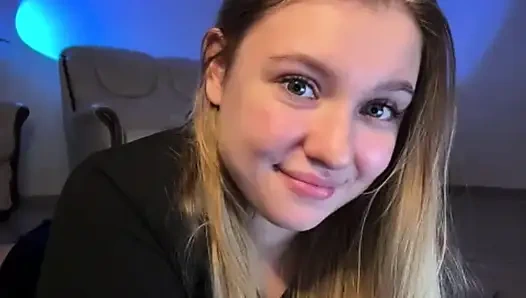 Jucielussie bouncing natural tits and fingering in doggystyle