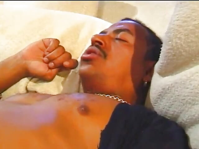 Young stud deep throats a long hard cock and gets her pussy pounded