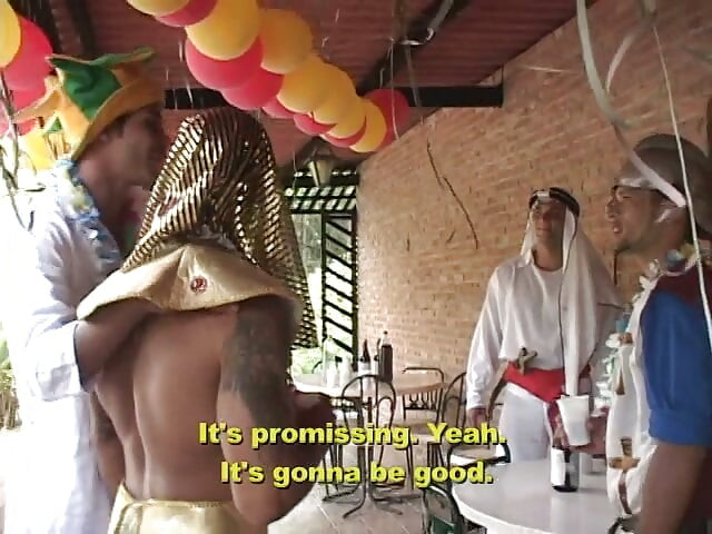 Playful Dude Organize Masquerade Party Which Turned in Great Gay Sex Perty
