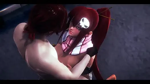 Tengen Toppa Gurren Lagann Hentai - Yoko Having Sex in a Warehouse - Jap...