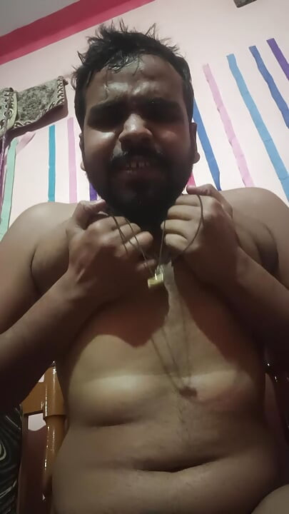 A solo Indian Ismart boy Ismaatdeva was was hard masturbation on sofa