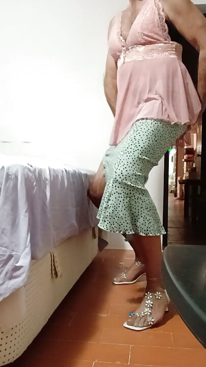 Travestismo en casa - Viernes por la noche