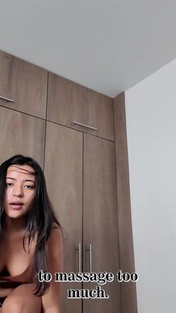 "Ayrılmadan önce arkadaşımı çabucak sikiyorum" dan duygusal an