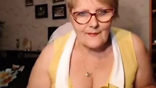 Webcam de mamie blonde