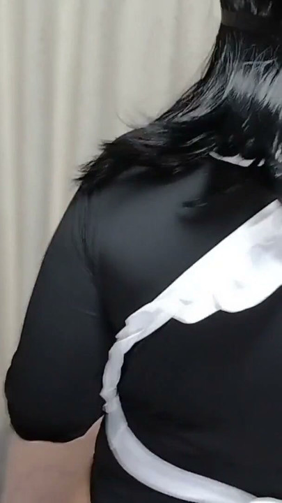 Chubby Colossal Mature Wife Sexy Maid Cosplay 1 Deep Kiss, Caressing Her And | Clip 1