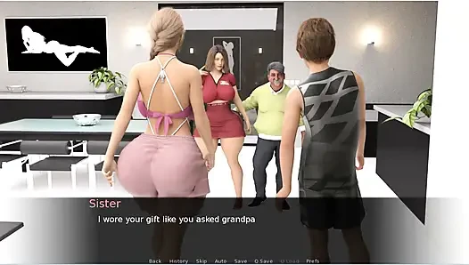 Grandpa's Visit - Gameplay - Roleplay - Hotspring with Grandpa
