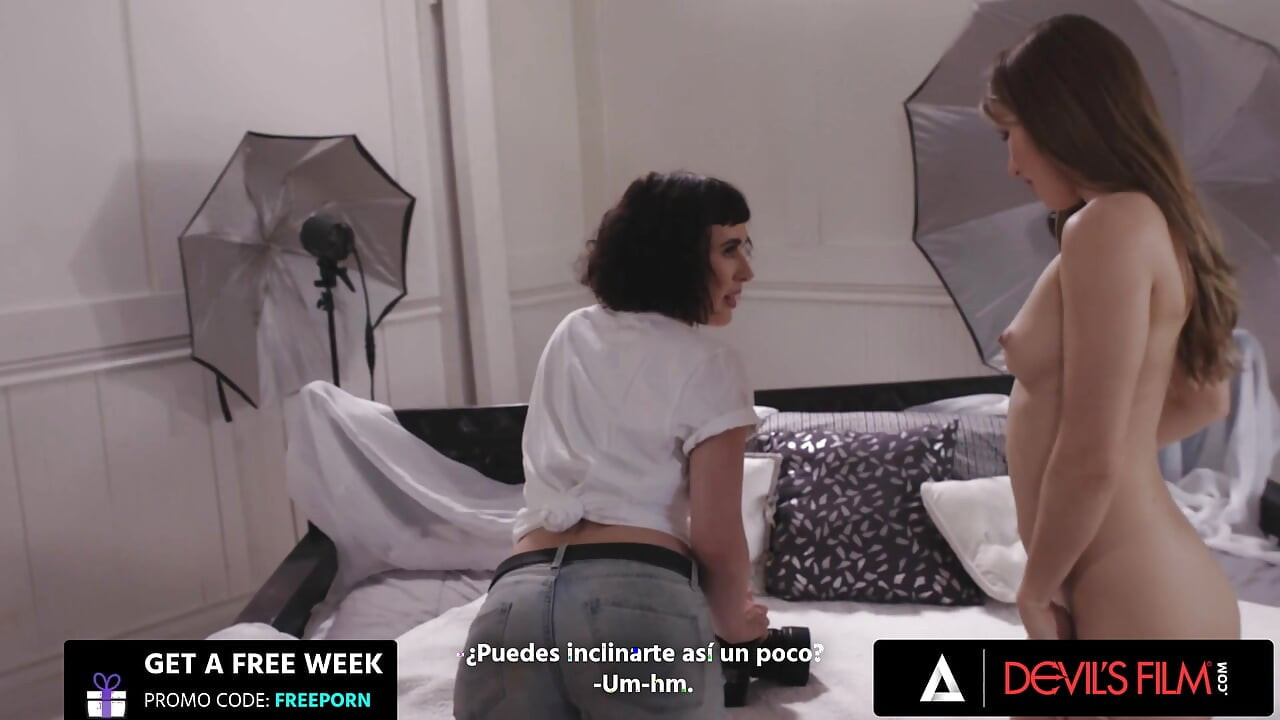 DEVILS FILM - Strap-On Fun With Two Lesbians Olive Glass And Paige Owens During Photo Shoot