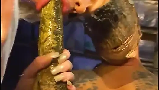 Rugged mutant seduces the beauty in the cave