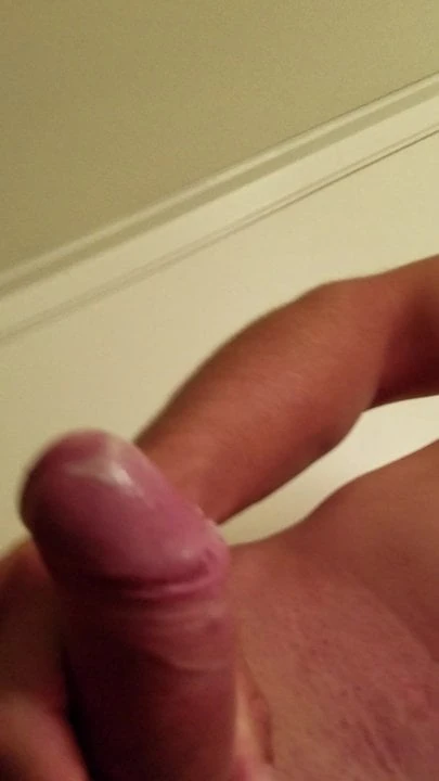 Masturbating