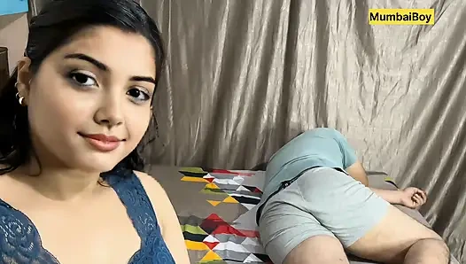 Inderin, frisch verheiratete ehefrau von ehemann gefickt im doggystyle, indischer junge fickte seine ehefrau, während er sich als nachbar ausgibt