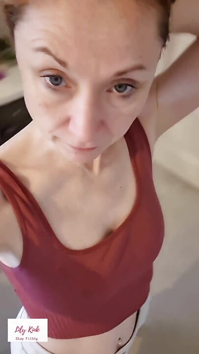 Dirty Talking Cougar Post Gym Shower Video Call JOI
