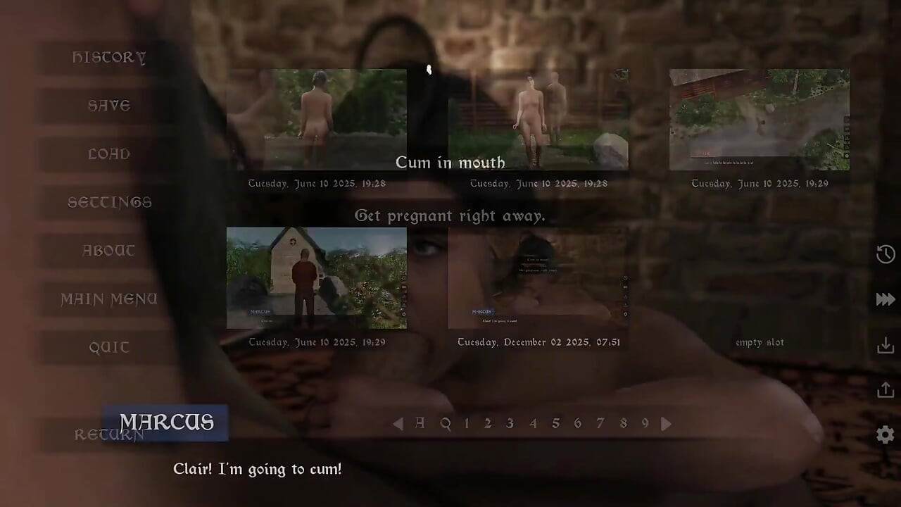 Riverside Cabin - V1.4 - Marcus Fucked and Impregnated Clair in Their New House