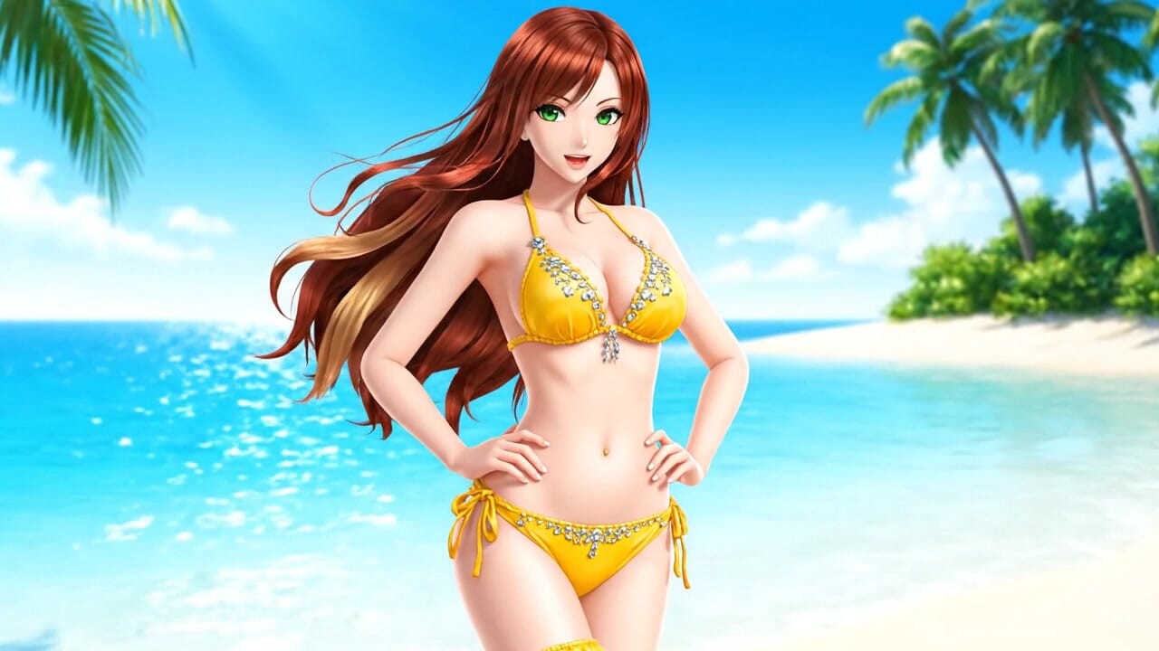 Seksikäs bikini-nainen