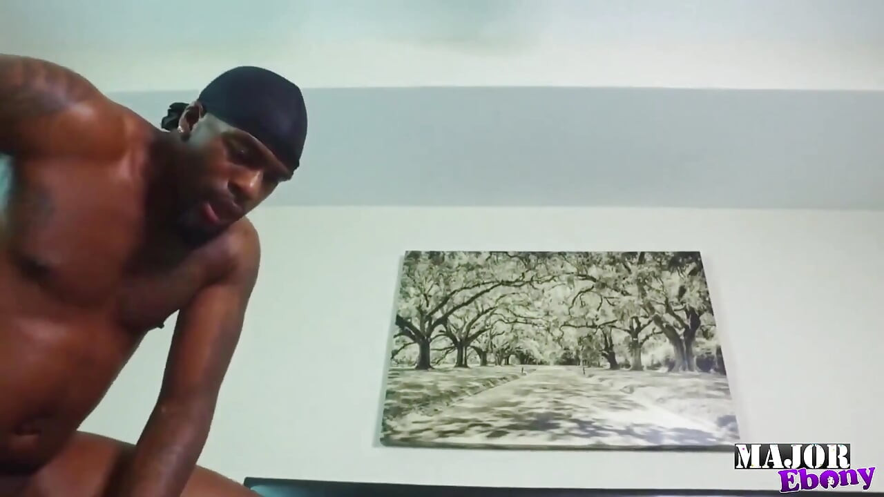 Freaky Ebony Chick Get Her Glasses Covered in Cum by Rome Major