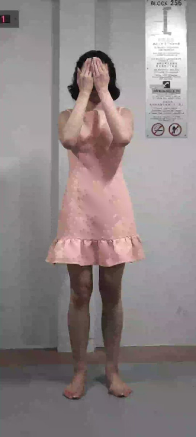 Lets wear someones lingerie and office dress. Taken on 21.05.2026 at block 256 kim keat avenue.