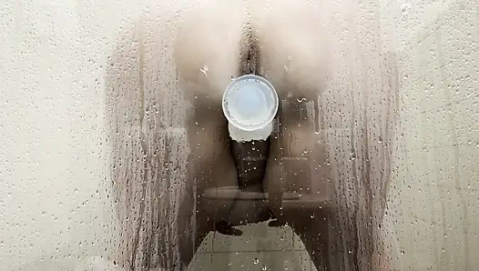 Chubby Step-stepmom Shower Time