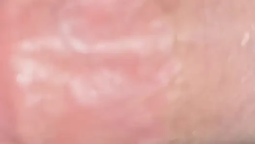 Close up pussy fuck and 2 pullout hands free cumshots