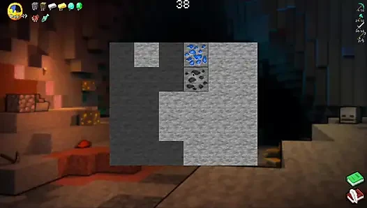 HornyCraft Minecraft Parody - Jenny Gives Steve a Hot Footjob for a Diamond! (Hentai Game Gameplay)