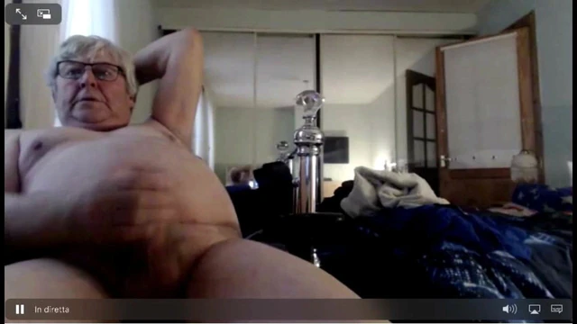 grandpa stroke on webcam
