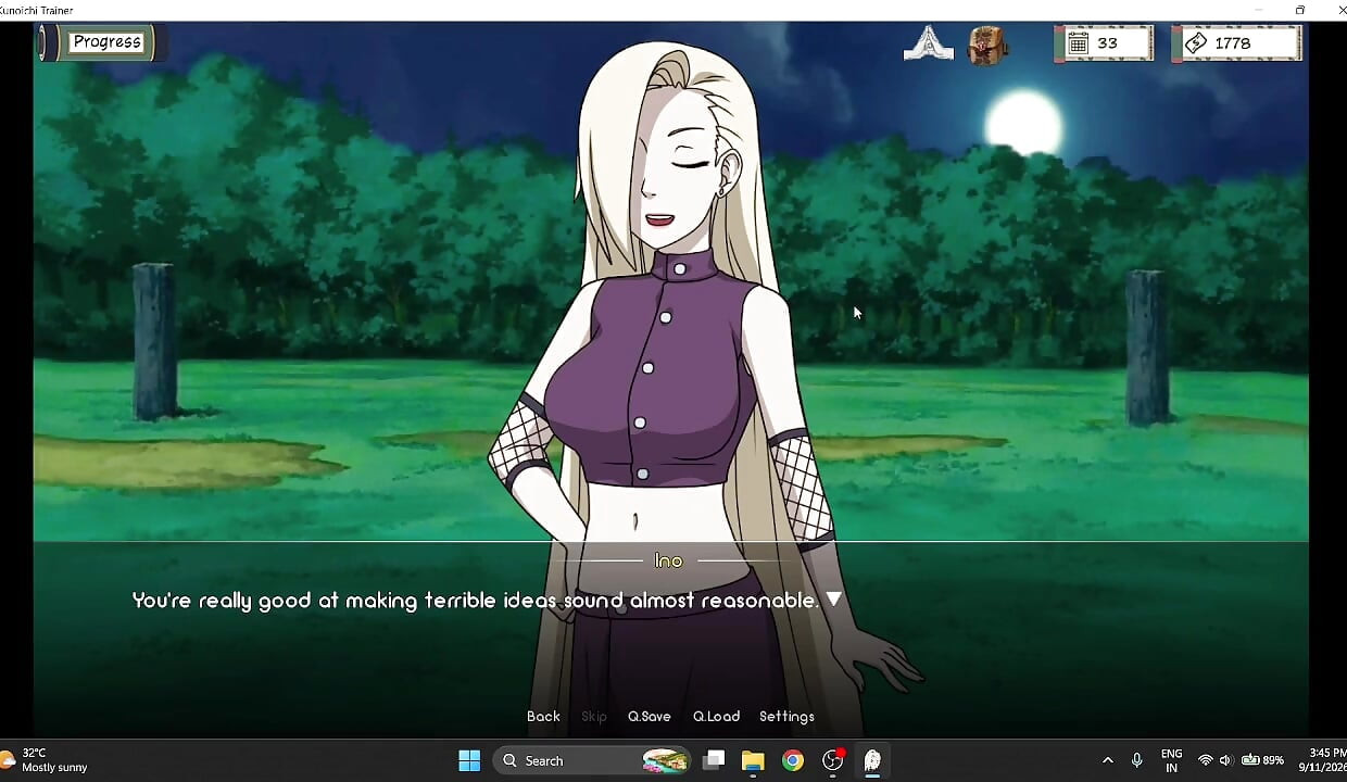 Naruto games Sexy Ino Gameplay showing her desires part 1