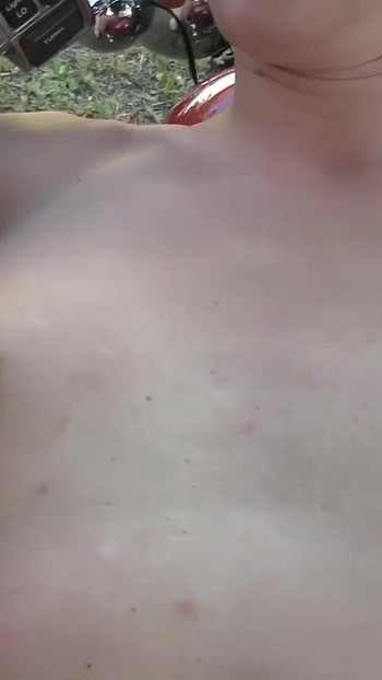 Stunning moment from "German nymphomaniac Mature Becci love to Fuck Strangers the whole day"