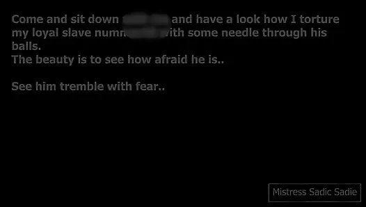 CBT jarum keras di Straitjacket