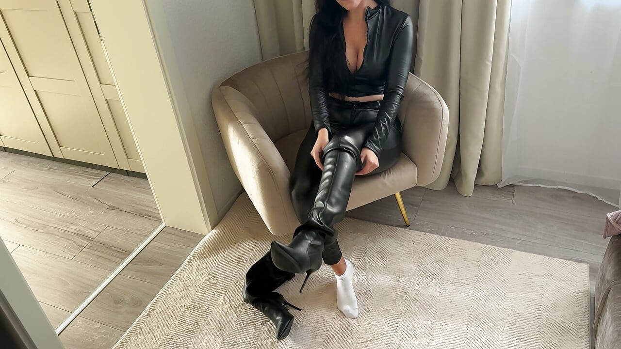 Panty Sniffing and Hard Ass Spanking with Blowjob (Fetish)