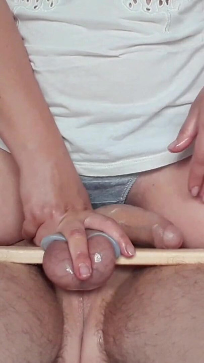 Femdom Post Orgasm Handjob - Denial Multiple Cum | Clip 1