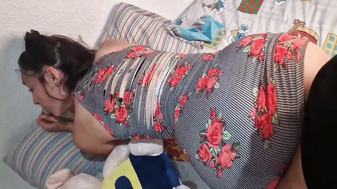 Hardcore and wild sex with my stepdad several days in a row without my mom noticing when I stay for a week on vacation