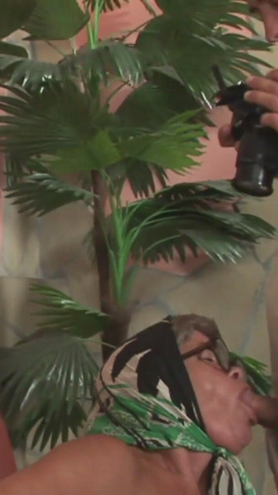 Young horny photographer just fucks the grandma after the shoot | Clip 1