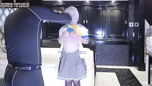 G-cup Waistline Perfection in Cosplay, Solo Charm Captured Through a Playful Private Moment Angle2
