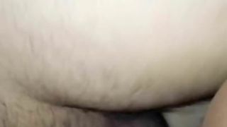 Masturbation in shiny pantyhose