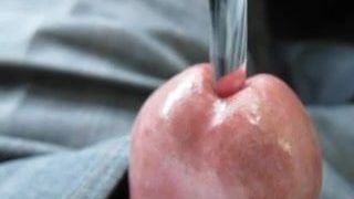 Urethra klinkende glazen muddler close -up