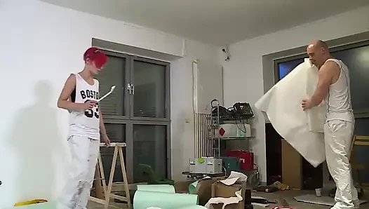 Seduced and fucked by her colleague!