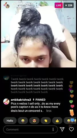 Indian Instagram Girl Ambika Masturbating Live On Instagram