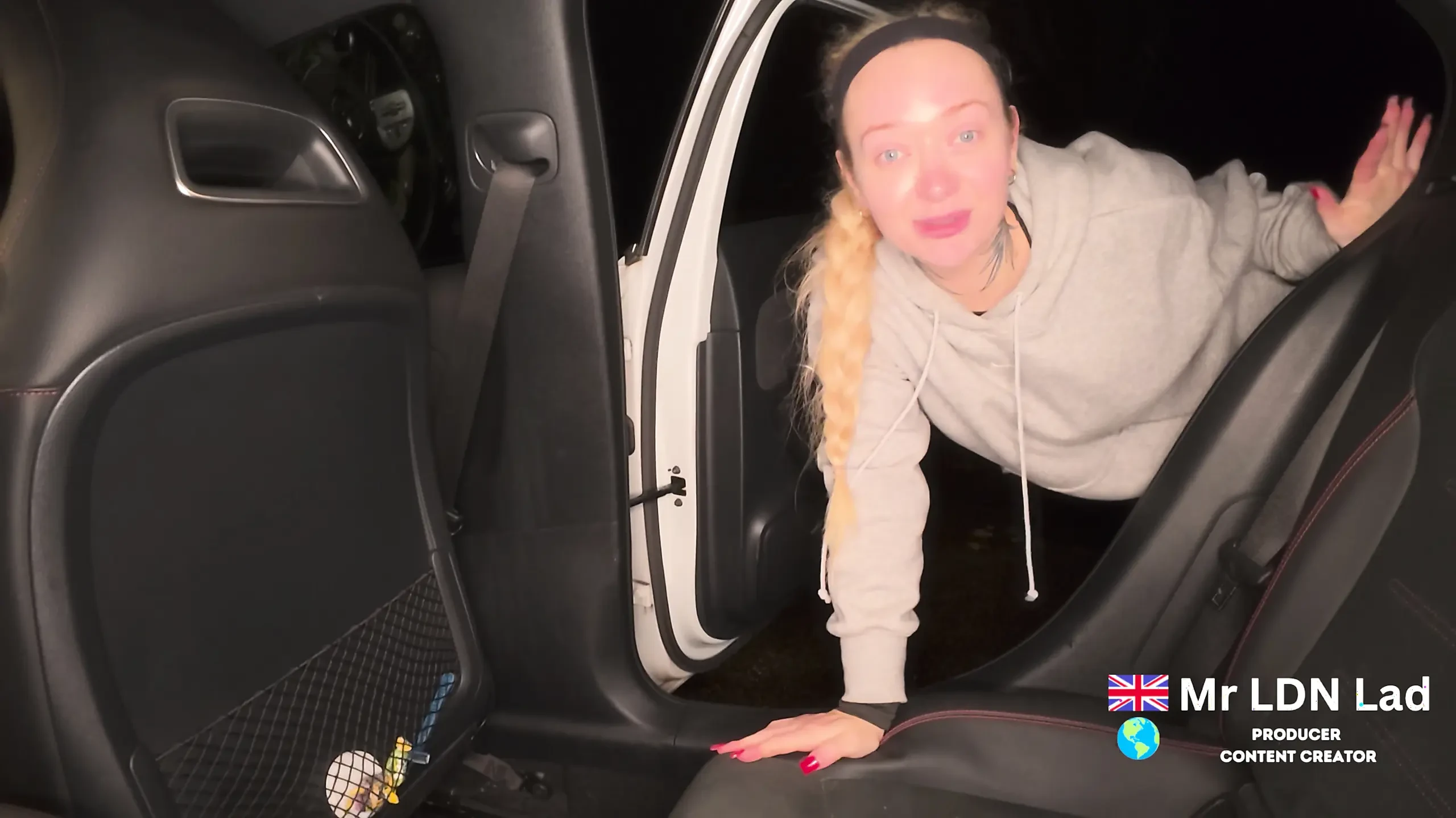 Dirty British Slut Sophia May Loves Mr LDN Lads CHAV 9inch Cock in Car POV
