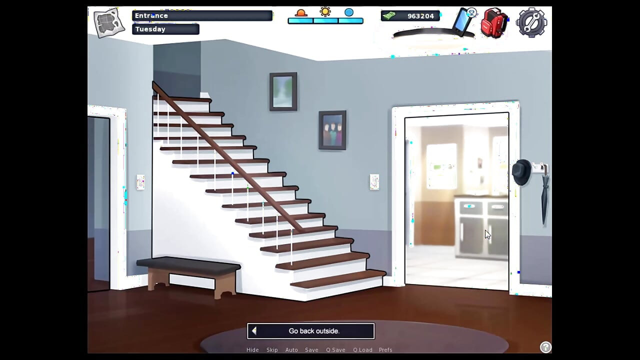 Summertime saga - 요하네스 따먹기 오데트... 숙녀와 요하네스는 보텔을 스핀 연주했다.