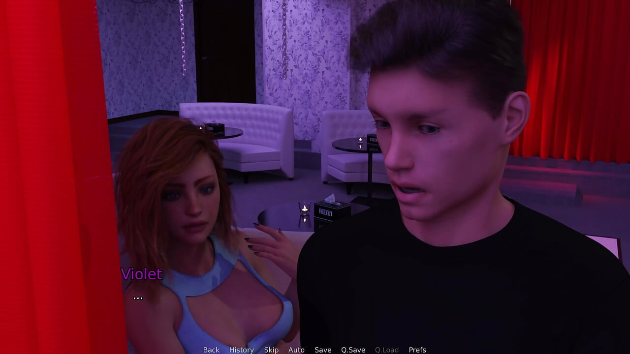 New Neighborhood V0.9 - Parte 1b: o Casal Vizinho convida Ted e Violet para um Glory Hole Club