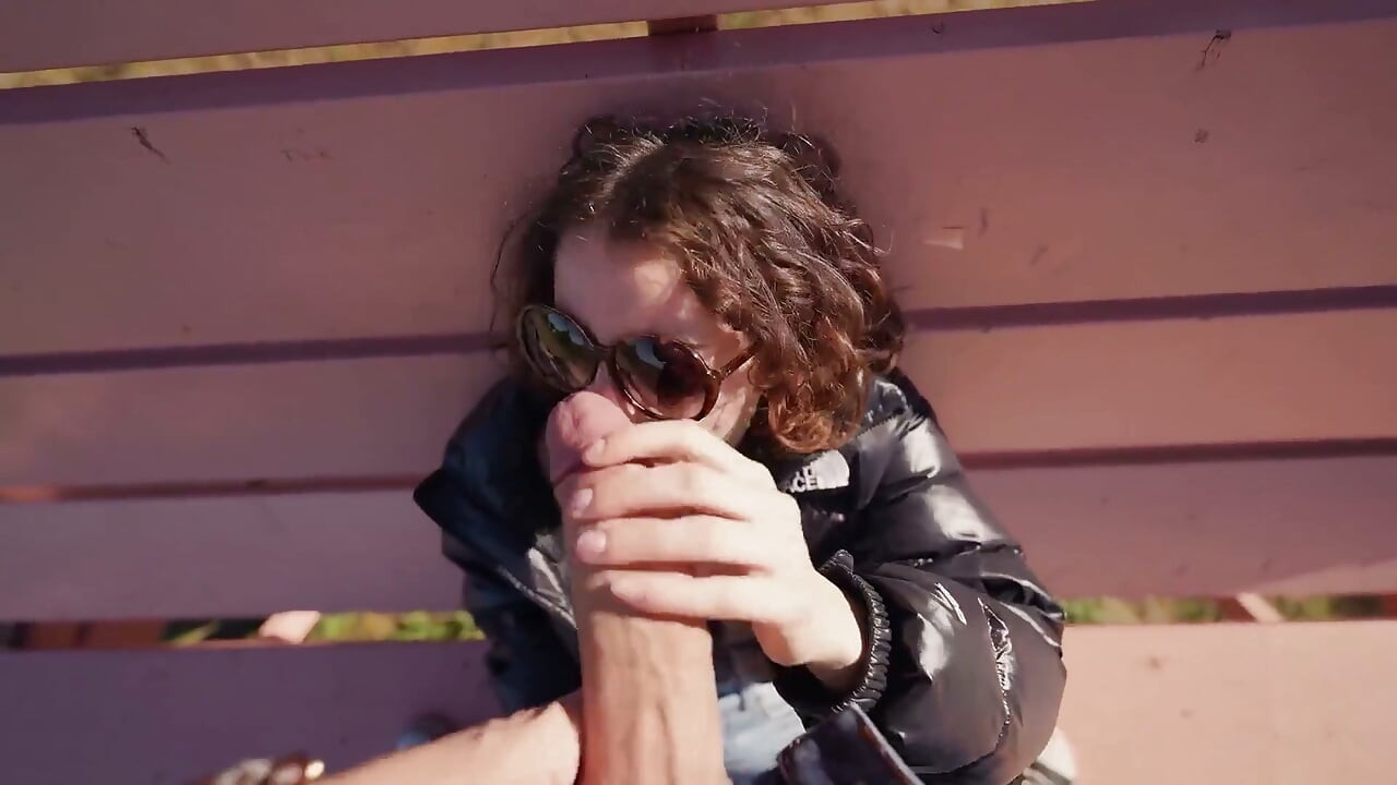 Caught Havin Hard Doggystyle Sex on a Big Bench